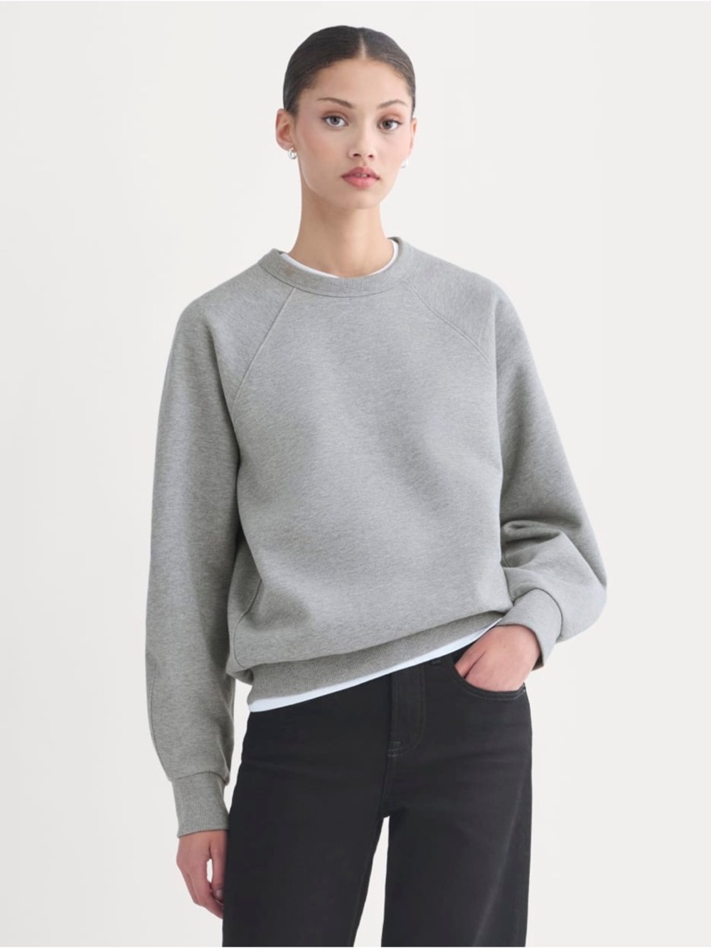 Everlane Gray Crewneck Sweatshirt